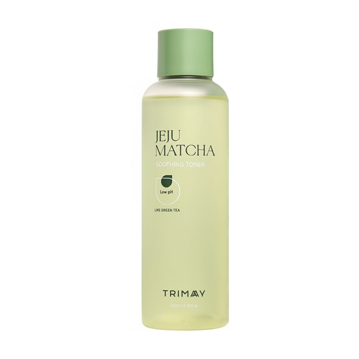 Заспокійливий тонер для обличчя Trimay Jeju Matcha Low Ph Soothing Toner з матчею, 200 мл